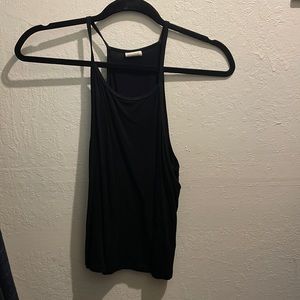 Black halter top